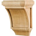 Hardware Resources 3" Wx2"Dx4"H Rubberwood Mission Corbel COR22-5-RW